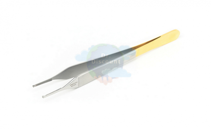 Пинцет Adson-Brown, хирургический, прямой, 7х7 зубый, длина 12 см