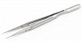 Пинцет микро, прямой, 0,3 мм, округлая рукоятка, алмазное покрытие, длина 15 см
